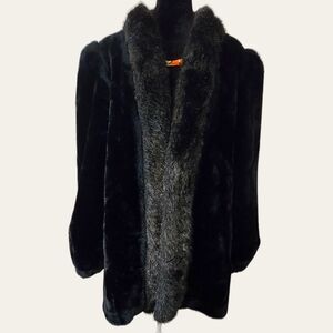 🖤1970s Faux Fur Coat